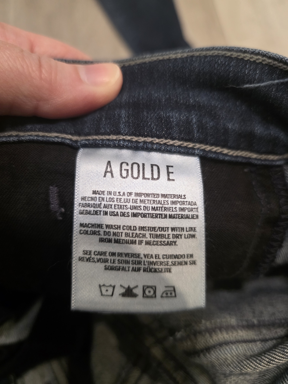 AGOLDE Camille Skinny Jeans Size 28 Dark Wash Stretch Denim Designer USA - Picture 13 of 14